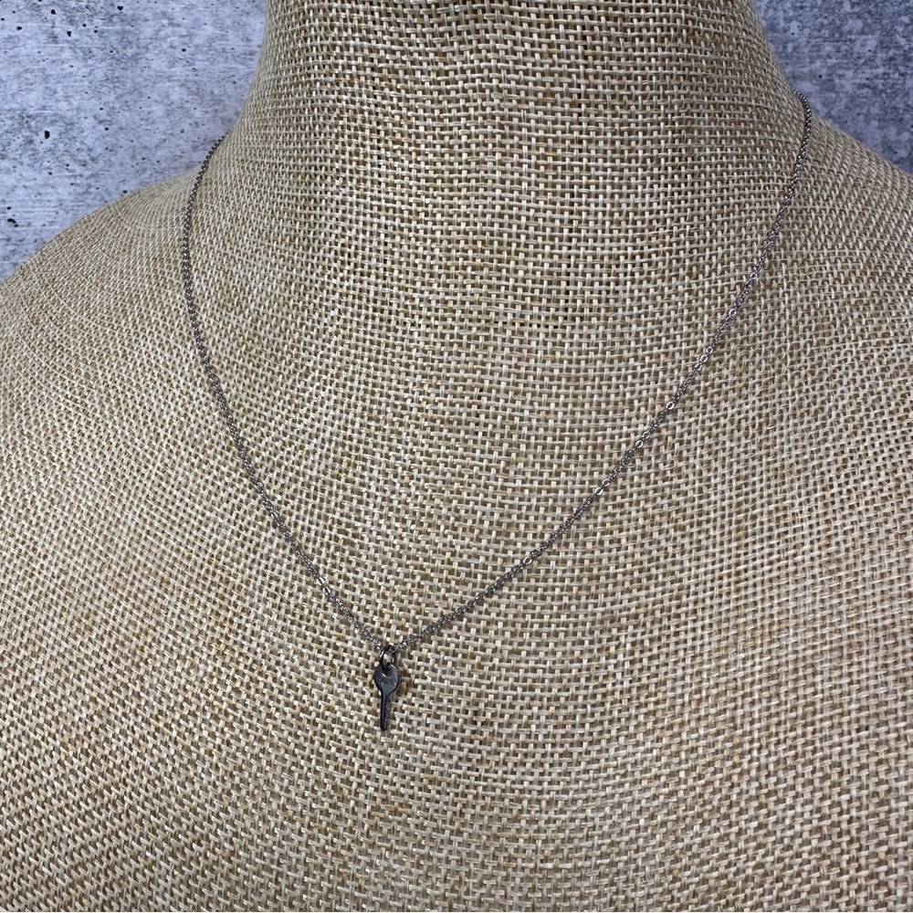 The Giving Keys Silver HOPE Key Necklace - Picture 2 of 6